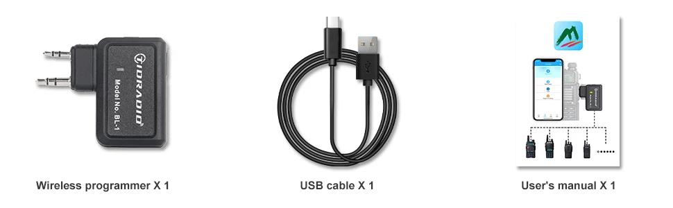 Walkie Talkie Radio Wireless Programmer Compact and Lightweight Phone APP & Computer Fast Programming, Replace Programming Cable, Repeater List Import, Suitable for Most Wireless Radios Walkie Talkie Radio Wireless Programmer Compact and Lightweight Phone APP & Computer Fast Programming, Replace Programming Cable, Repeater List Import, Suitable for Most Wireless Radios