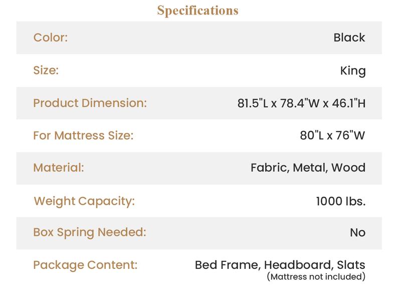 SHA CERLIN Platform Bed Frame with Upholstered Headboard, Wingback & Button Tufted Design,【Frame Only No Mattress】Full Queen King Size, No Box Spring Needed#ChristmasGifts#TikTokShopBlackFriday