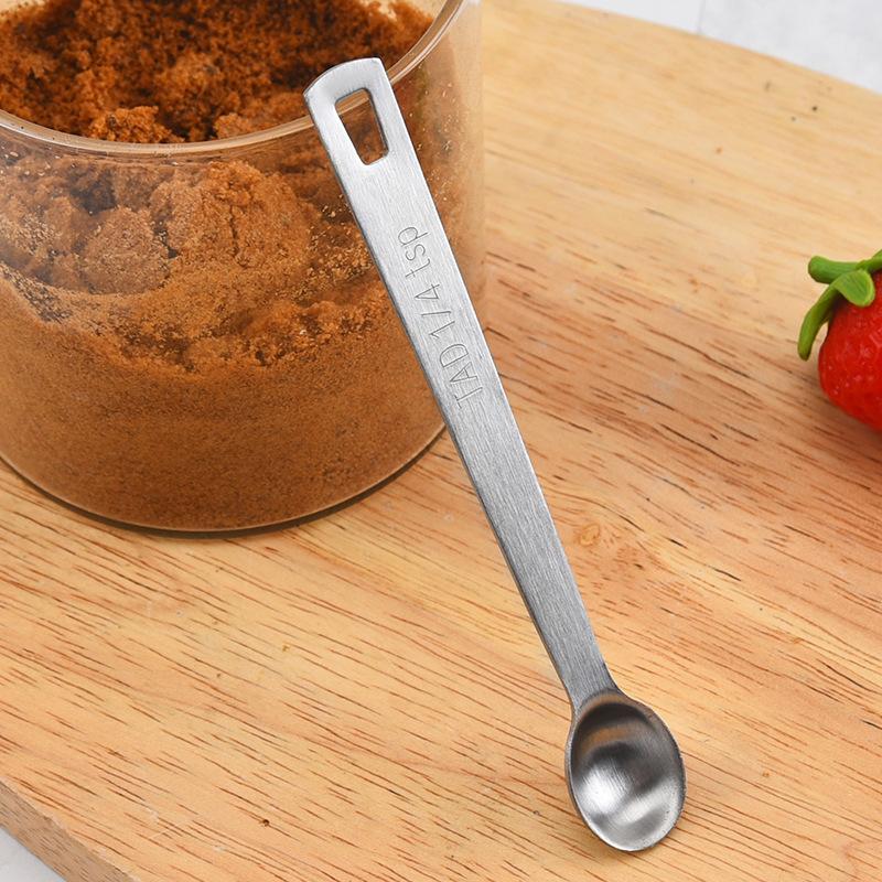 Stainless Steel Measuring Spoons Set of 5, Baking Tools Kitchen Measure Spoon, Home Salt Spoon, Graduated Spoons, Seasoning Spoon