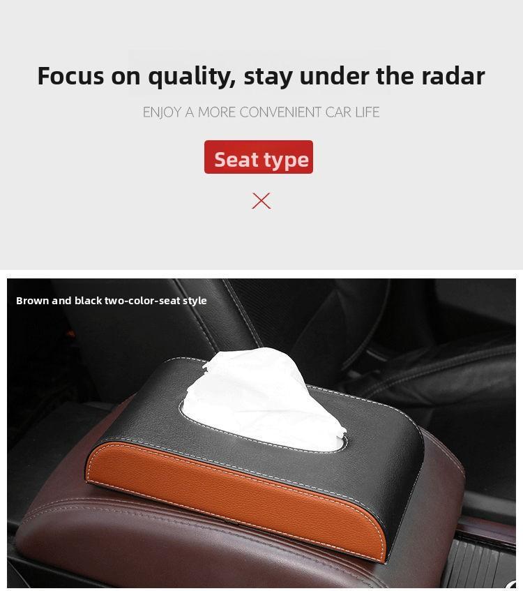 Car Tissue Box for Car Visor Hanging Auto Paper Towel Holder Vehicle Interior Accessories Car Napkin Dispenser for Rear Seat Dashboard Storage Automotive Supplies