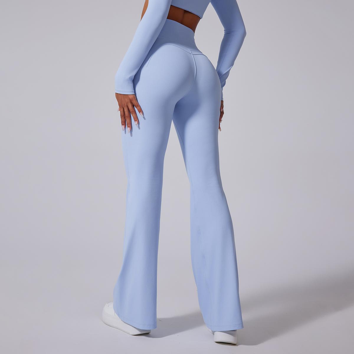 MASKERT Women's High Waisted Tummy Control Butt Lifting Shaping Yoga Bootcut Leggings for Training & Casual Wear SpringStatements