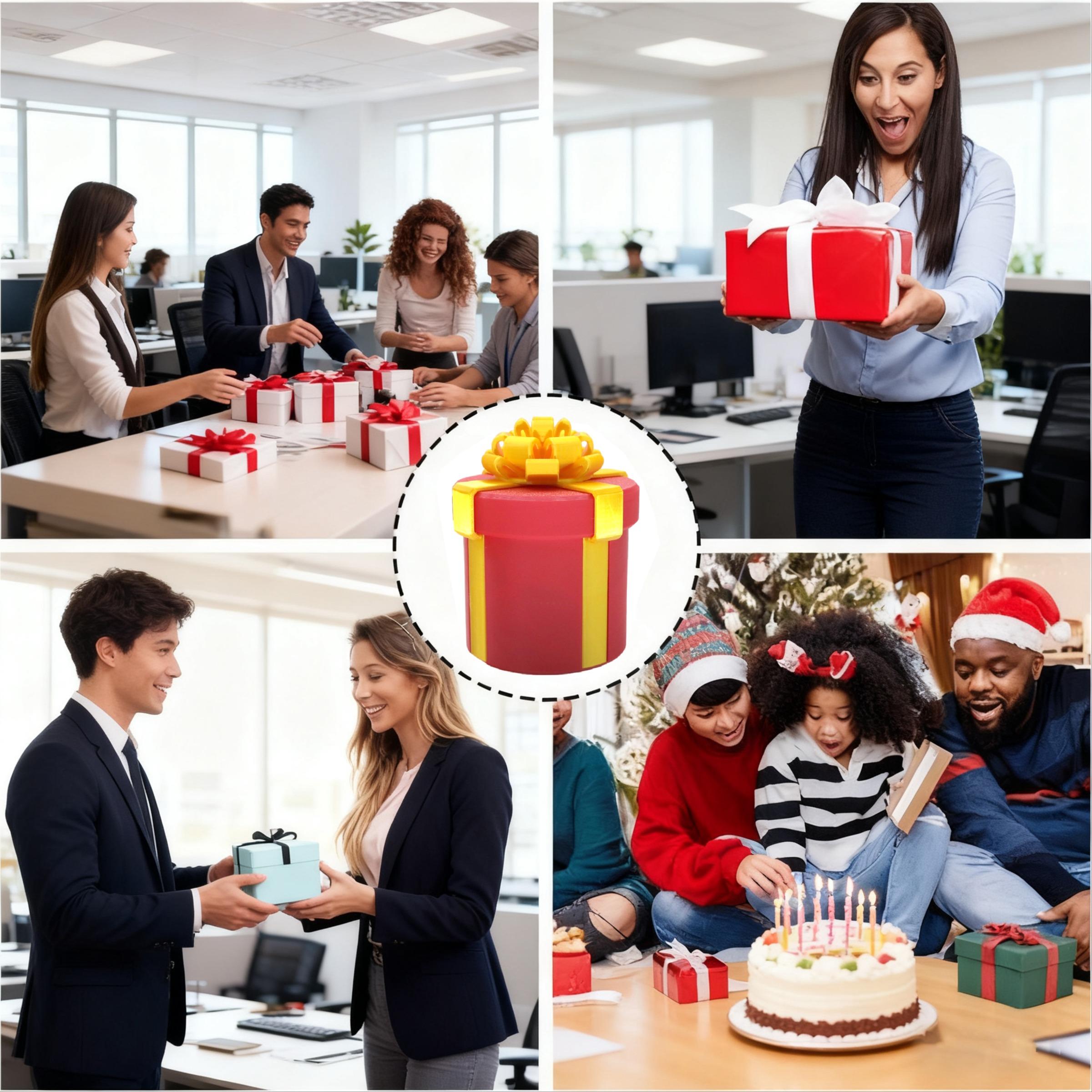 Prank Nested Screw Gift Box Set, Standard Money Present Container, Reusable Prank Game Packaging, Birthday & Christmas Party Fun