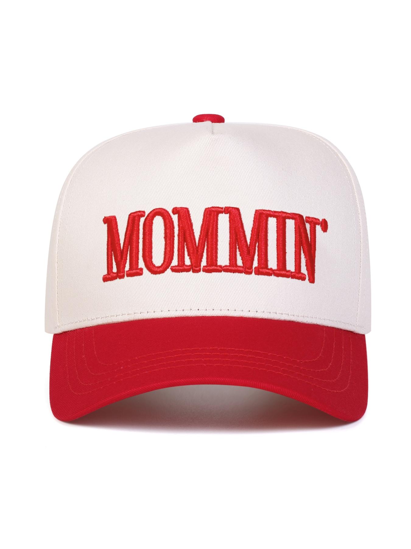 Unisex Letter Moomin Baseball Cap, Adjustable Snapback Cap, Adjustable Outdoor Sun Protection Hat, Casual Fitted Woven Fabric, Spring & Fall Travel Beach Vacation