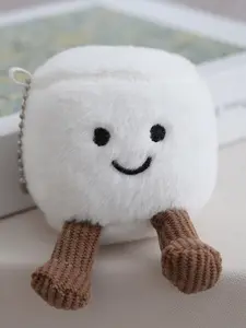 Cute marshmallow doll doll bag pendant keychain, suitable for daily wear, vacation and dating occasions, and also a surprising and exquisite small gift