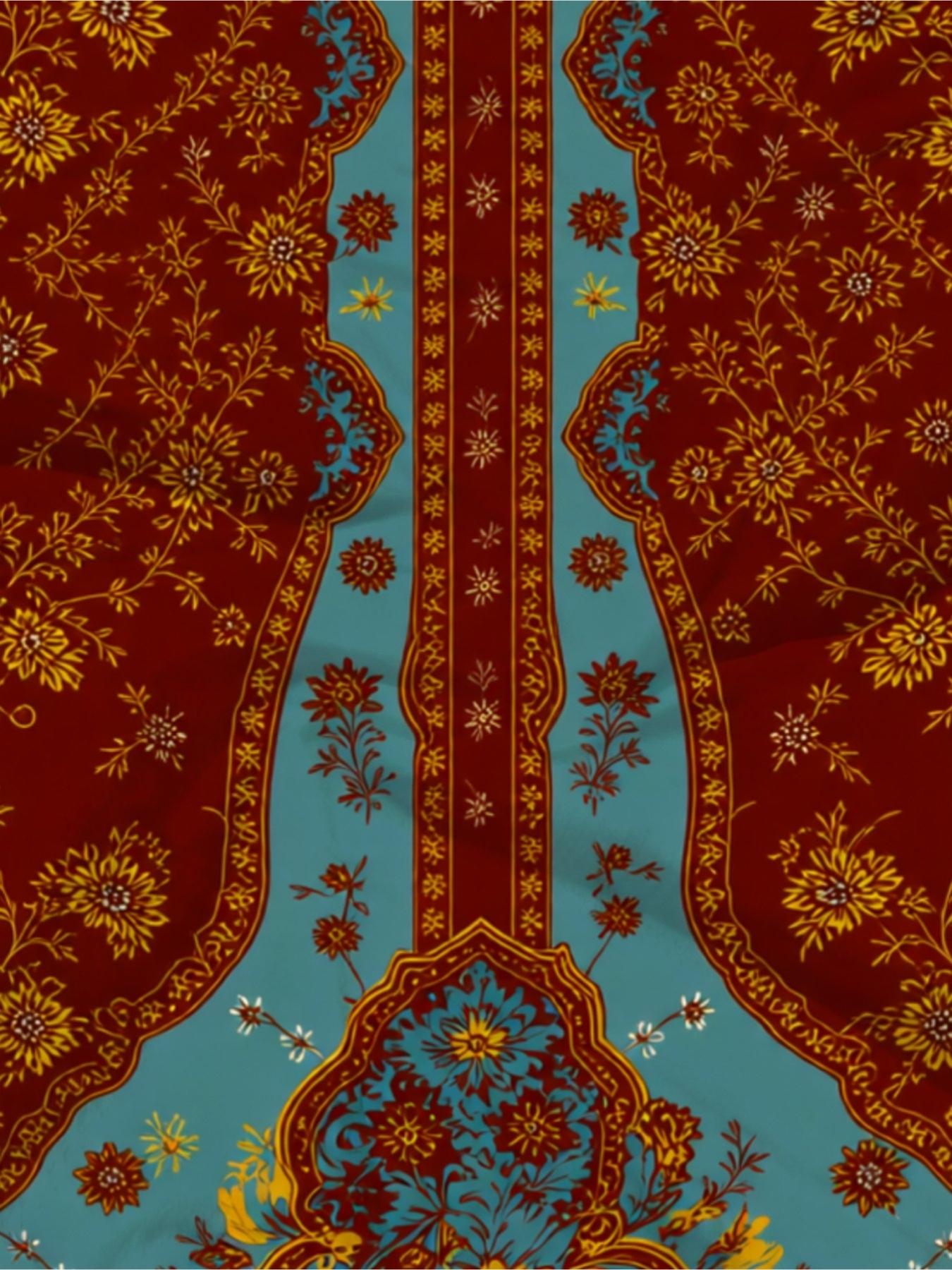 Men's Ethnic Print Sleeveless Summer Casual Set