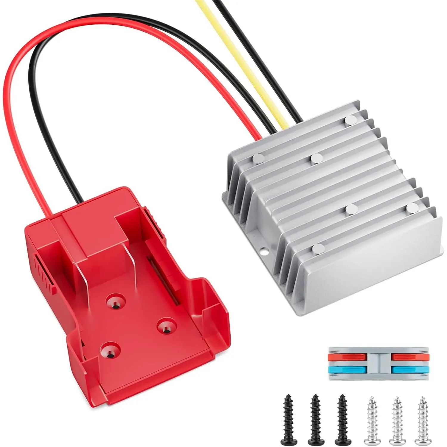 18V to 12V Step-Down Converter for M18 Battery Adapter |   20A 240W DC Buck Regulator, for Golf Carts, RC Cars, Trucks, Lamps, DIY Projects