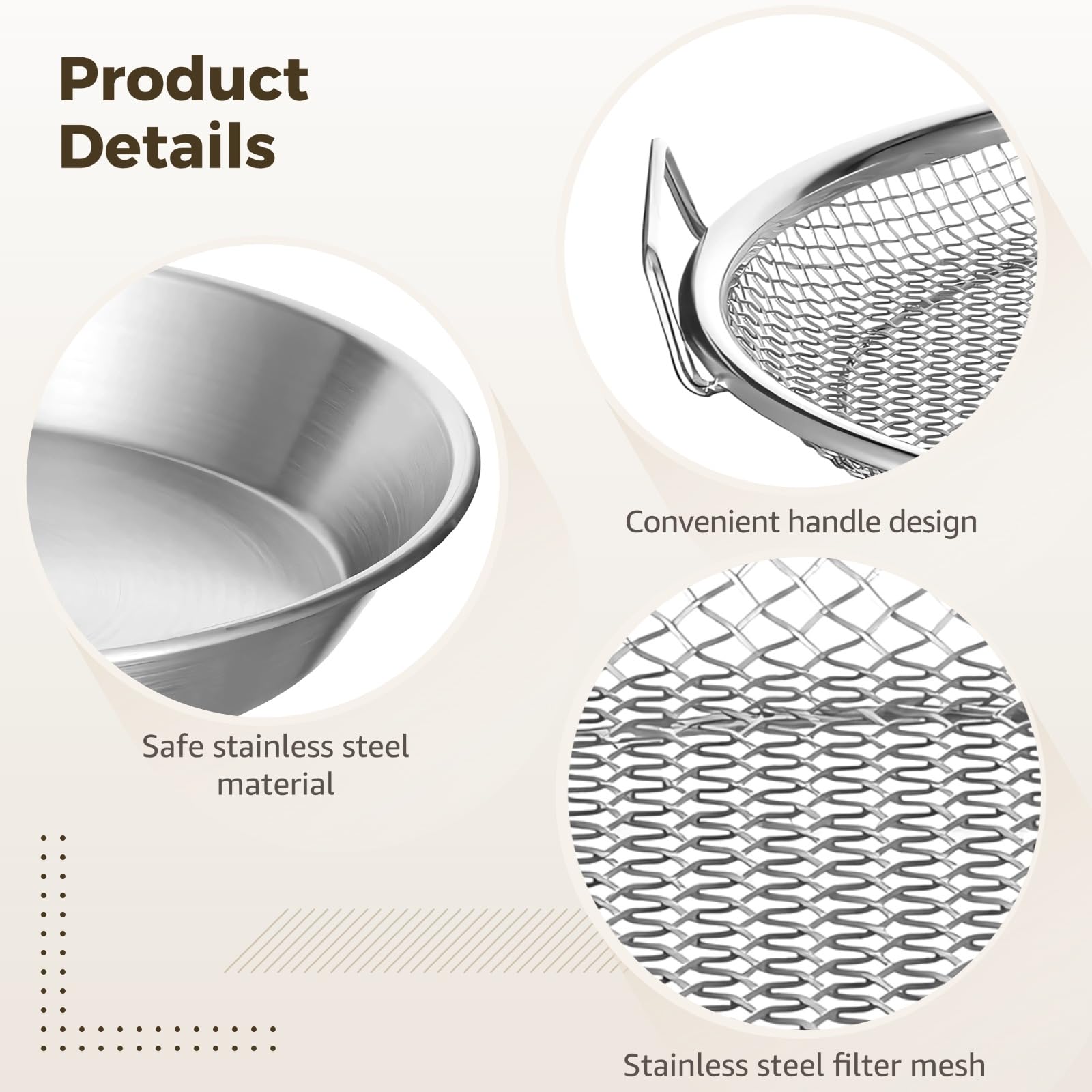Stainless Steel 2-Piece Oil Filter Bracket + Tray Kitchen Accessory Set - Reusable Grill Sieves and Colanders for Oil Filtration, Barbecuing, Grilling - Ideal for Barbecue Enthusiasts