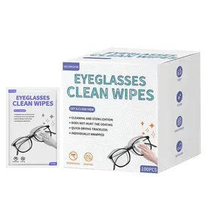 Lens Cleaning Wipes 100 Pack Streak-Free, Individually Wrapped for Glasses, Sunglasses, Camera Lens Safe for All Coatings – Quick & Easy Clean! Lens Shield Summerwins