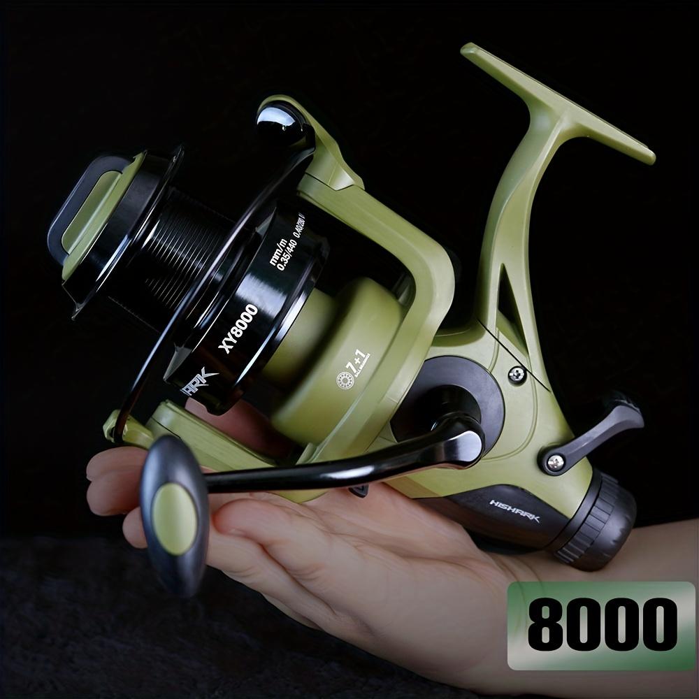 Bakawa Fishing Reel, Stainless Steel Series, 4.7:1 Gear Ratio, Carp Fishing Reel, Model 6000-12000, Durable Design for Anglers
