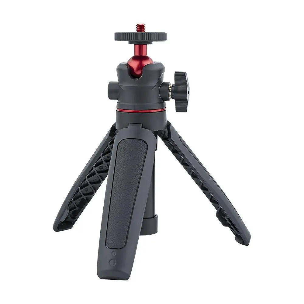 Compact 3-Section Extendable Tripod with Ball Head - Portable Desktop Stand for Smartphones, Cameras & Live Streaming