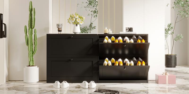 VOWNER Shoes Cabinet with Drawers for Narrow Entryway,Shoe Storage Cabinet Shoe Rack Organizer for Bedroom Living Room VOWNER Shoes Cabinet with Drawers for Narrow Entryway,Shoe Storage Cabinet Shoe Rack Organizer for Bedroom Living Room