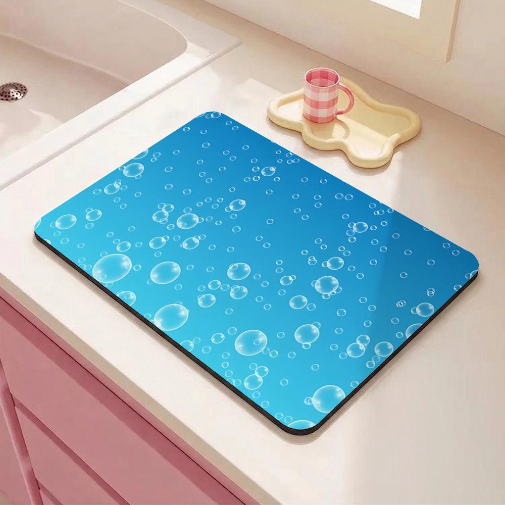 Funny S-SSpongeBob SquarePantsS Floor Mat Eco Friendly Diatomite Antibacterial Odor Resistant Floor Mat Super Absorbent Quick Drying Non Slip Washable Bath Rug for Kitchen Bathroom Shower Home Decor