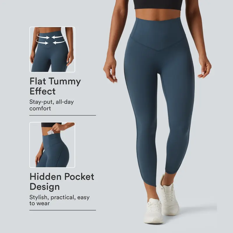 Halara UltraSculpt™ High Waisted Tummy Control Workout Leggings with Pockets