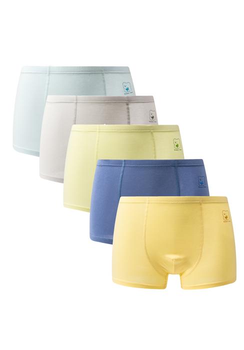 Toddler Boys' Boxer Briefs, 5-Pack Soft Cotton Tagless Underwear, Comfortable Stretch Briefs for Kids Ages 3-24