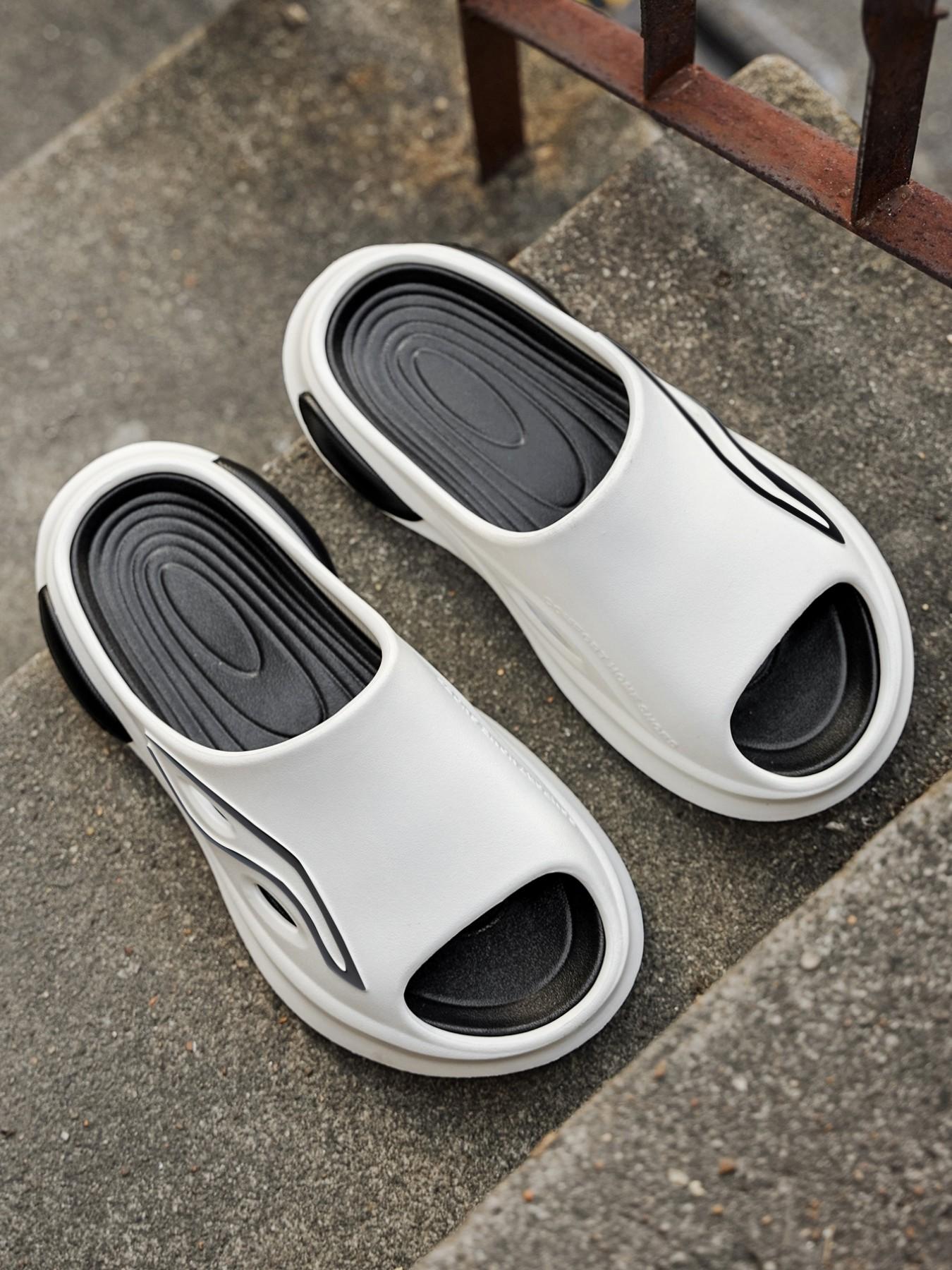 Men's Coconut Sandals, Summer Outdoor Anti-Slip Breathable Sports Shoes, Indoor Bathroom Beach Slippers, New Paint Series, Dual Sizes