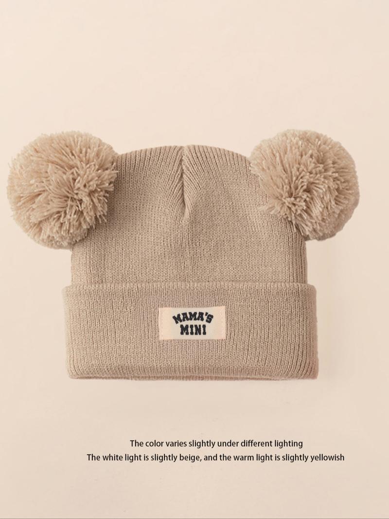 Newborn Knit Hat for Babies 1-3 Years Old, Casual Style Winter Beanie, Knitting Beanie, Warm Outdoor Use, Daily Commute Essential