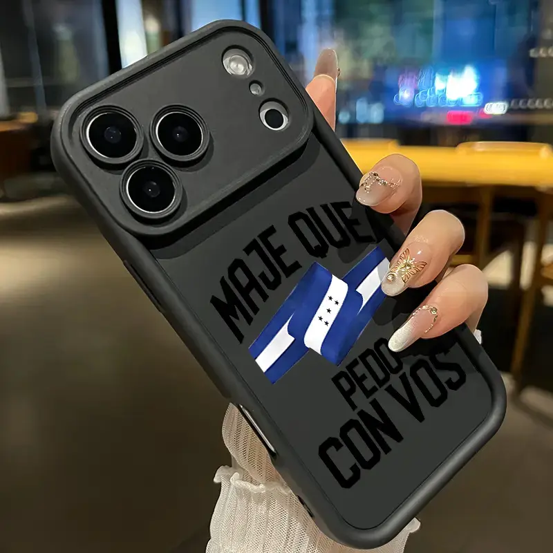 Honduras Spirit Call 1-Piece Matte TPU Phone Case - Drop-Proof, Rugged, Soft Bumper Cover for iPhone 17 Pro Max,16,15,14 Plus,13,12 Mini,11,XR,X,XS,Air E - Fits iOS, Gift for Women