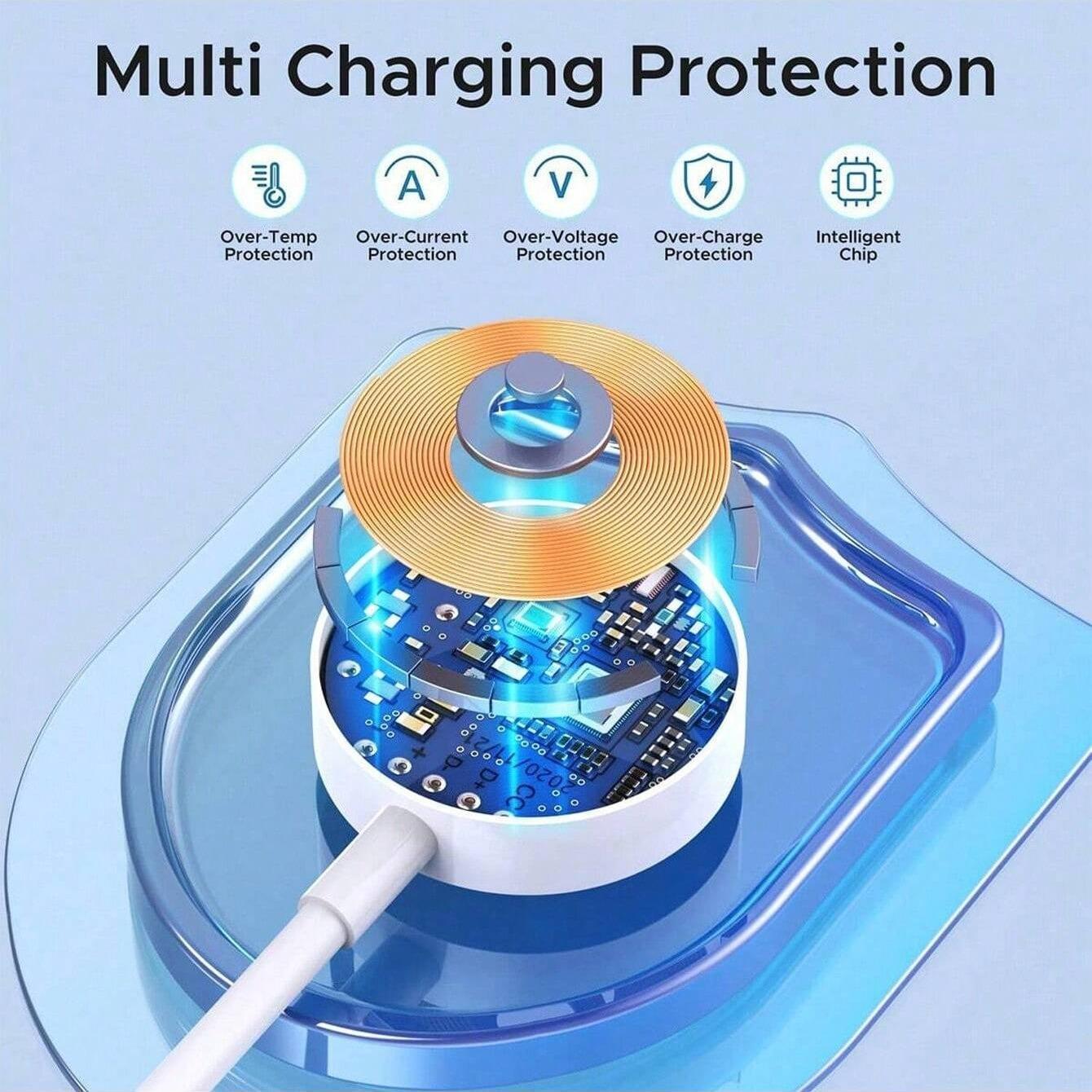 1 Piece Magnetic Wireless Charger, Portable Fast Charging Version with USB Interface, Compatible with Apple Watch Ultra/9/8/7/6/SE/SE2/5/4/3/2/1 Full Series