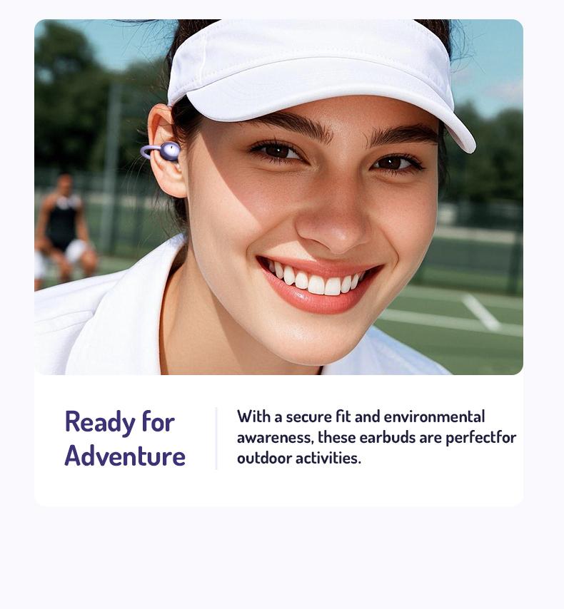 MINISO MS192 AI translation earbuds with APP Support 134 Languages Clip-on Earbuds,Open Ear Earbuds Wireless Bluetooth 5.4, Lightweight Open Ear Headphones with C-Shaped Bridge,Slim Hook,50H Battery,Waterproof, for Glasses Wearers and Workouts