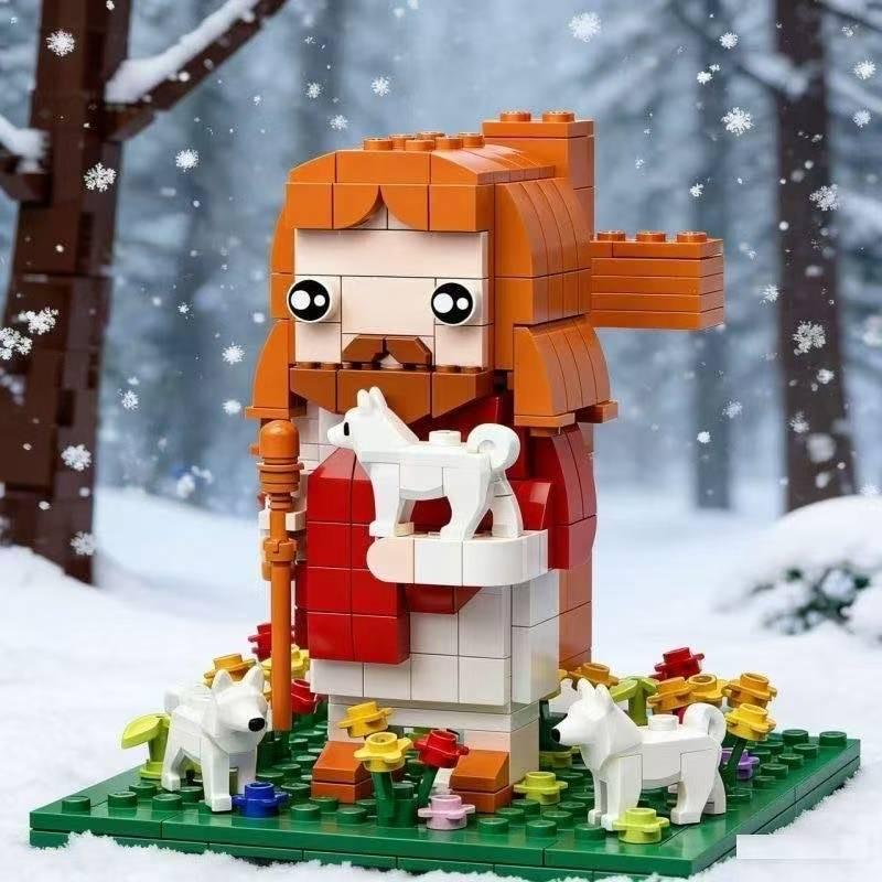 High-Quality Jesus Building Blocks, Ideal for Faith Development, Perfect Family Collection, Best Choice for Home Display