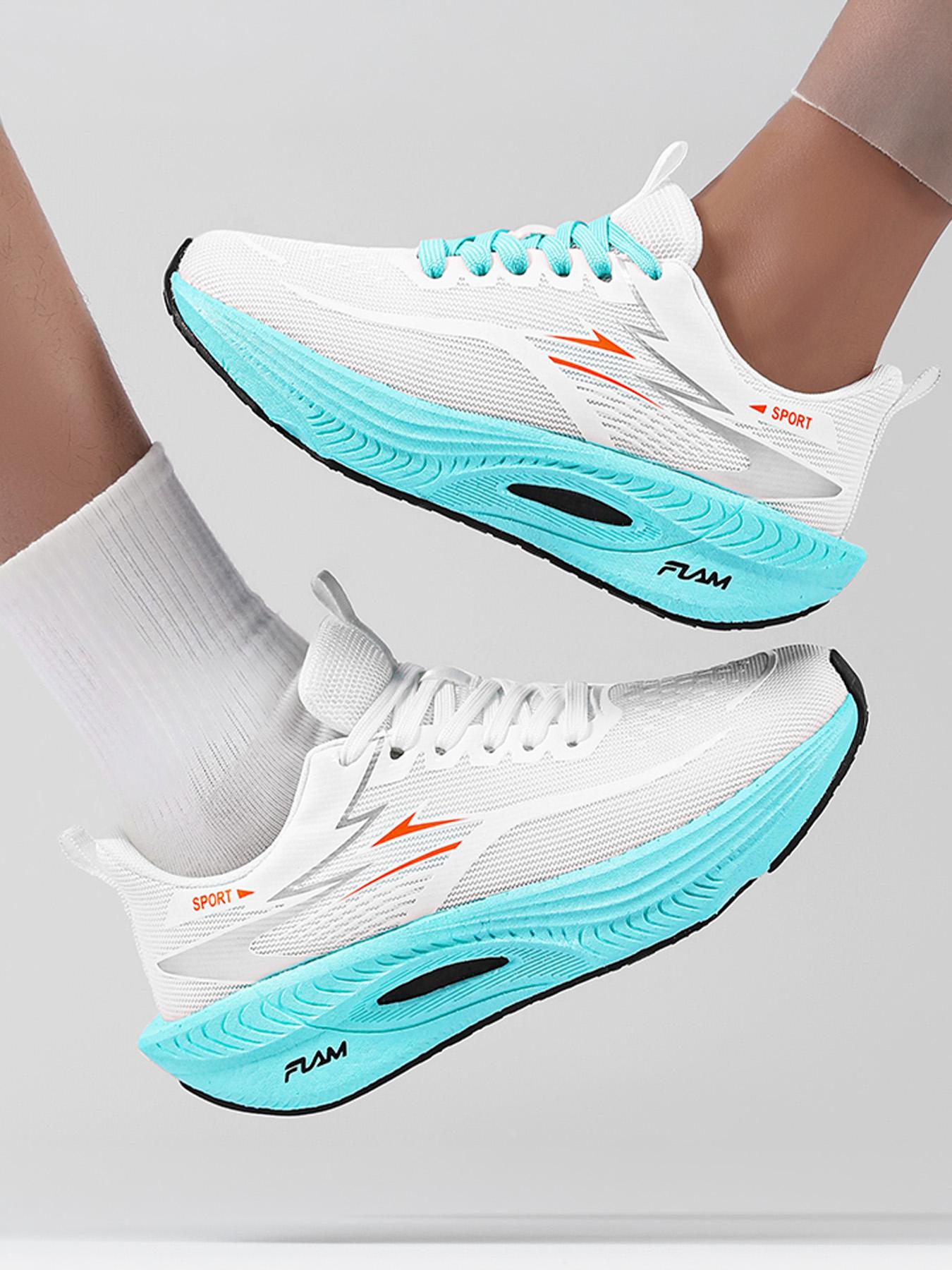 Men's and Women's Super-Light Sporty Running Shoes, Outdoor Running Sneakers, Enhanced Cushioning and Foot Support Athletic Shoes for Long Distance Runs