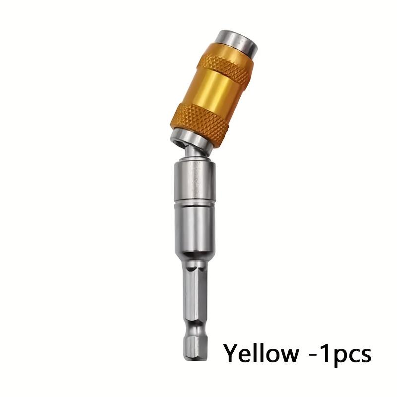 1pc 1/4" Hex Magnetic Ring Replaceable Screwdriver Bits, Drill Hand Tools, Quick Change Holder, Power Drill Socket Adapter Set, High Quality Tough Impact Socket Adapter
