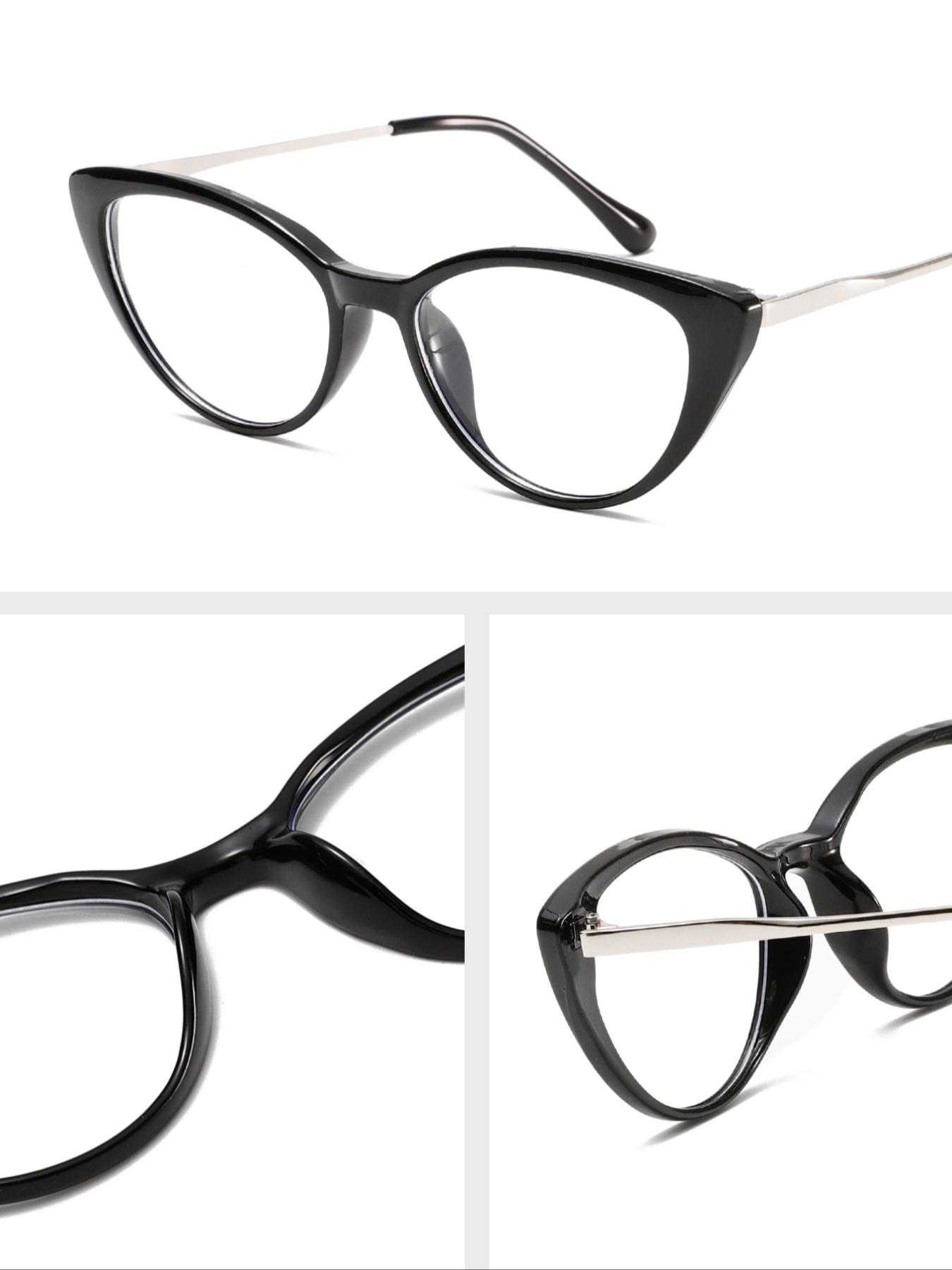 Elegant Cat Eye Small Frame Glasses for Women, Daily Wear, Office Commute, Business Casual, Style, Flat Lenses, Fashionable Frames Glasses