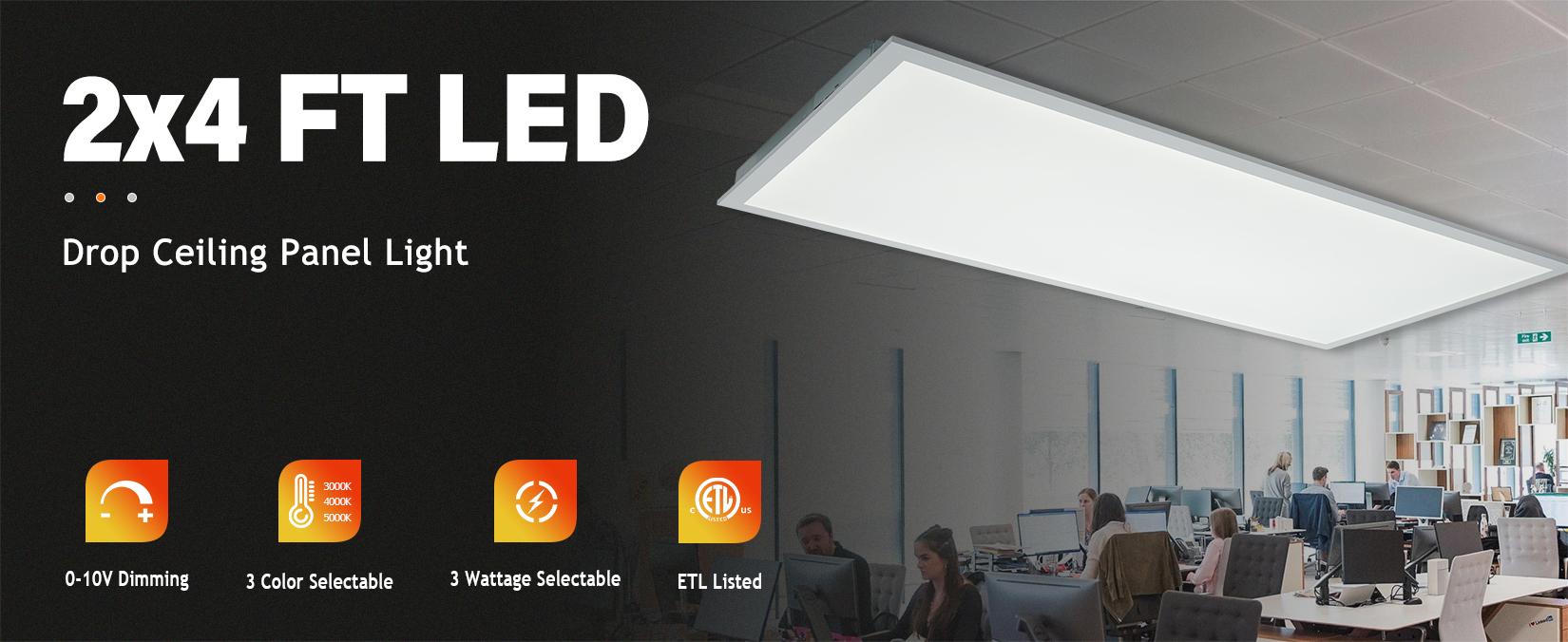 Comiled 6 Pack 2x4 LED Flat Panel Lights - 2x4 LED Drop Ceiling Light Fixture 5000K 4000K 3000K Selectable & 0-10v Dimmable, 50W, LED Light Fixture, 100-277Vac, Lay in Fixture for Office, Shop, Kitchen, ETL Listed Comiled 6 Pack 2x4 LED Flat Panel Lights - 2x4 LED Drop Ceiling Light Fixture 5000K 4000K 3000K Selectable & 0-10v Dimmable, 50W, LED Light Fixture, 100-277Vac, Lay in Fixture for Office, Shop, Kitchen, ETL Listed