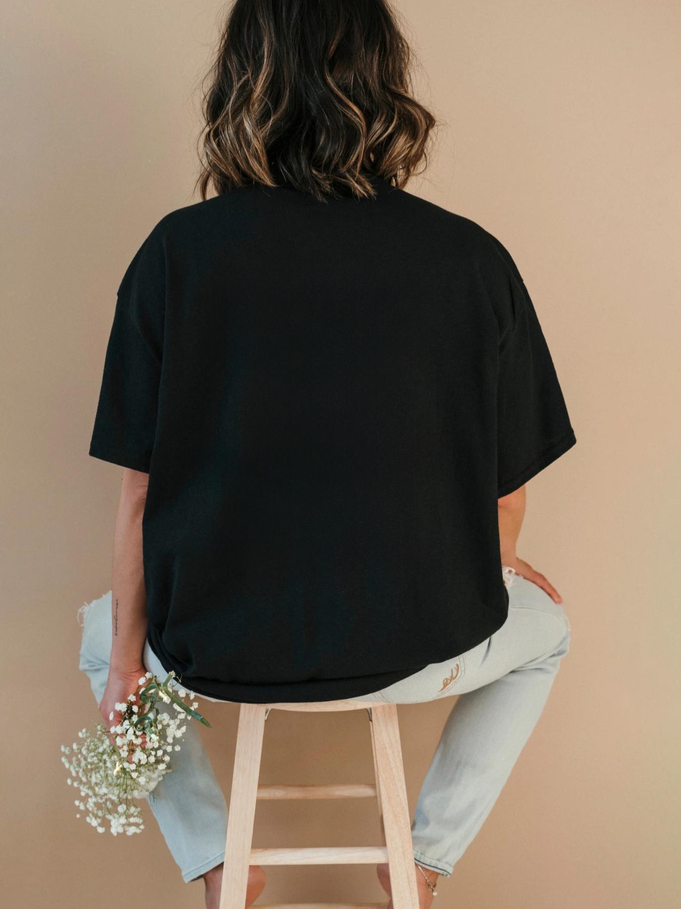 Women's "Baking Because Murder Is Wrong" Slogan Print Round Neck Tee, Top, Back To School Outfits, Casual Letter Print Half Sleeve T-shirt for Daily Holiday Outdoor Wear, Graphic Tees, Ladies Clothes for Fall