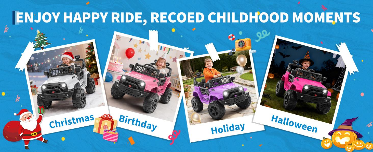 Kids Electric Ride-On Truck Remote Control