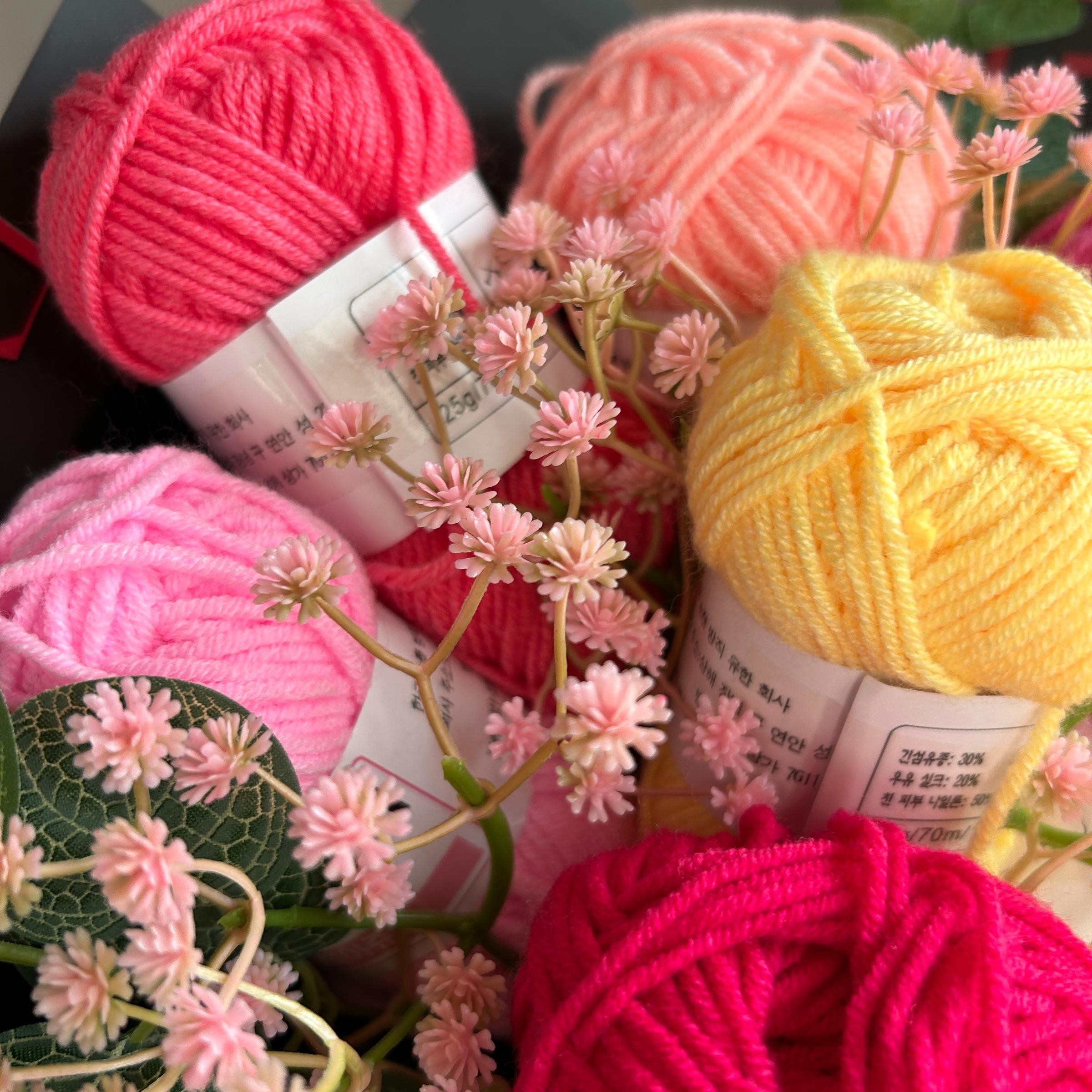 Knitted Bouquet Customizable Gift Anniversary Present with Packaging, Hooked Flower Doll DIY Any Favorite Knit Item Christmas Thanksgiving