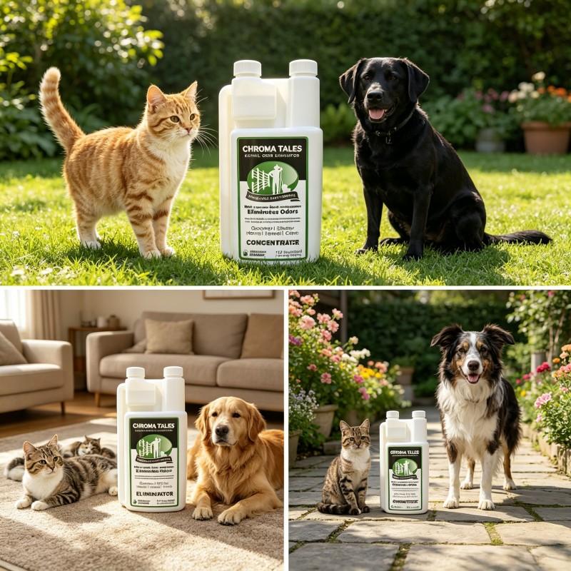 Dog Kennel Cleaner Air Freshener Odor Eliminator, Effective Dog House Cleaning Solution, Long-Lasting Scented Deodorizer for Pets, Odor Destroyer