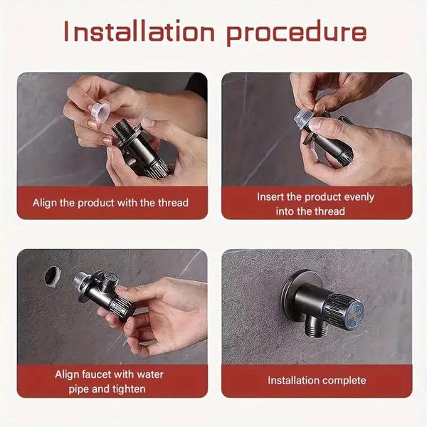 30 Silicone Washers Set, Leak-Proof Rubber Seals for Faucets, Angle Valves, Pipes, Essential Hardware Replacement Kit