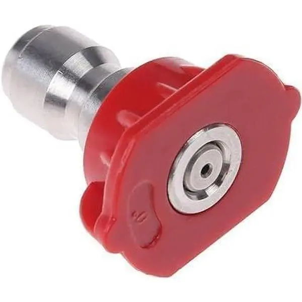 Red  Washer  Nozzles Tip Red 0   Nozzles Tip, 1/4 Stainless Steel, (0 , 2mm Orifice Diameter),  Washing Nozzle Holder with Quick Connect