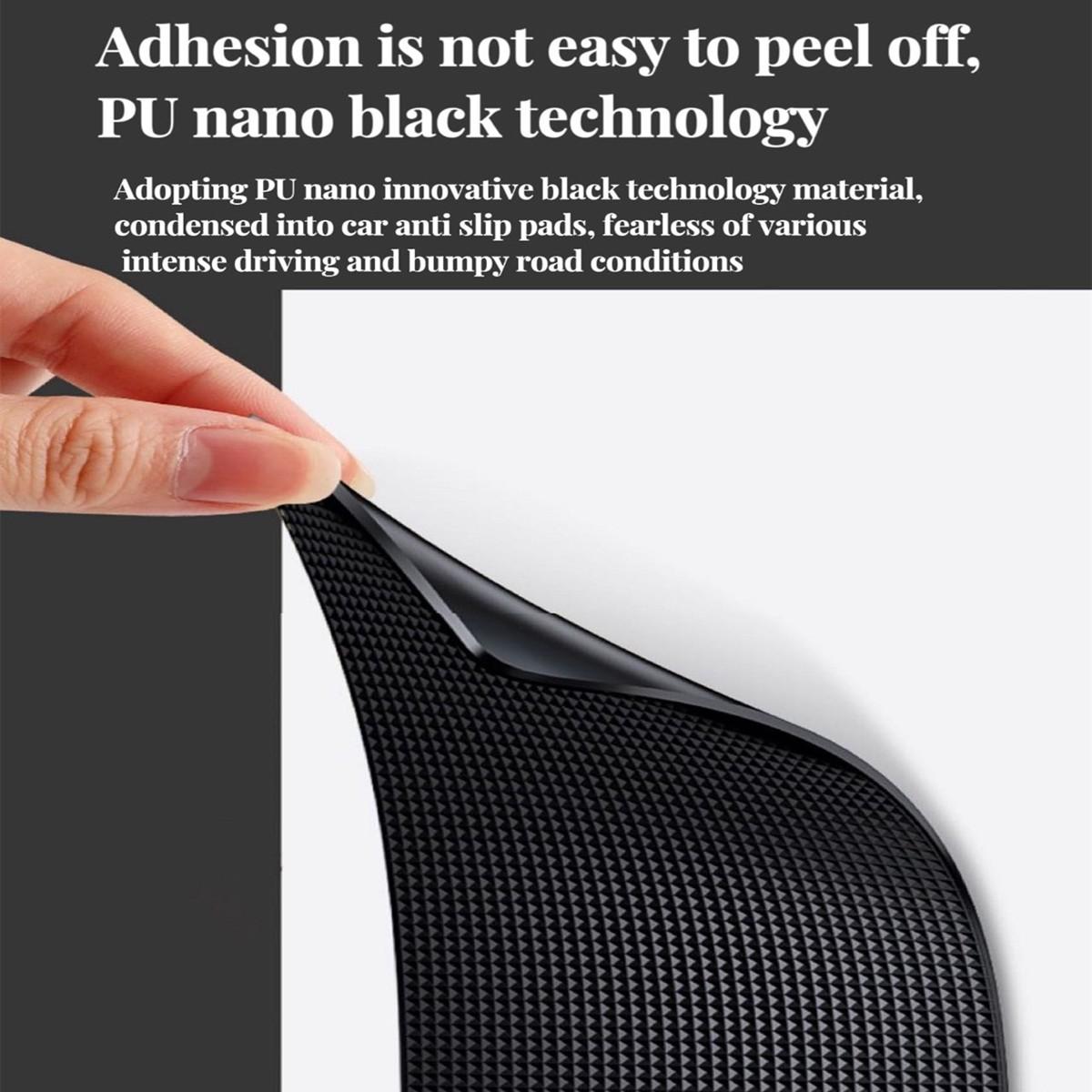 Anti-Slip Car Mat, Silicone Phone Pad for Vehicles, High Temperature Resistant Dashboard Organizer, Interior Decoration Accessory