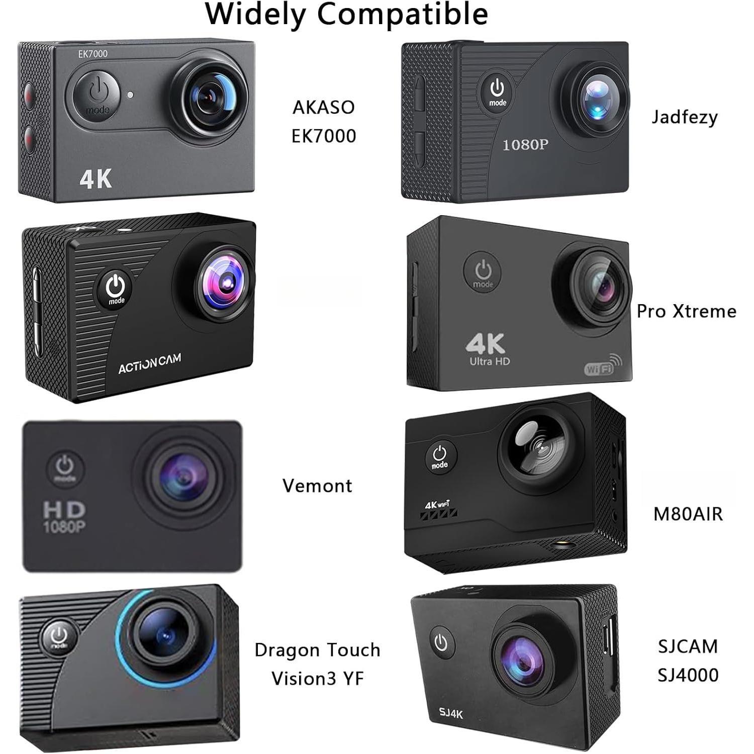 Action Camera  Case Compatible with  EK7000/Xilecam X2R/Jadfezy/TIMNUT/Pro Xtreme/Dragon  Vision 3 YF/Cecosy, Action Camera Underwater Diving Shell