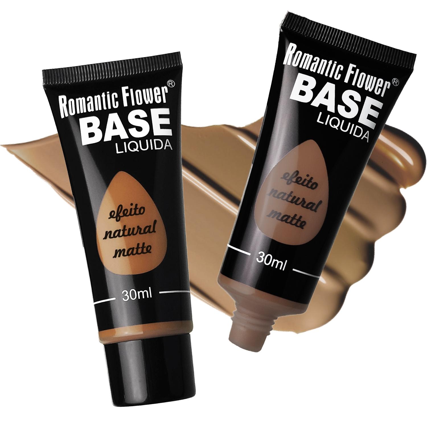 3 Shades Matter Liquid Base Makeup Foundation, Long-Lasting All Day Coverage Waterproof Naturel Matte Makeup Finish Full Coverage Concealer for All Skin Tones