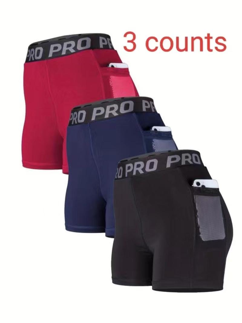 Women's Letter Tape High Waist Sheer Pocket Design Sports Gym Shorts, Casual Breathable Quick Drying Skinny Shorts, Biker Shorts, Ladies Sportswear for Indoor Outdoor Wear, Fall Outfits, Fallfreshness, Gym Clothing