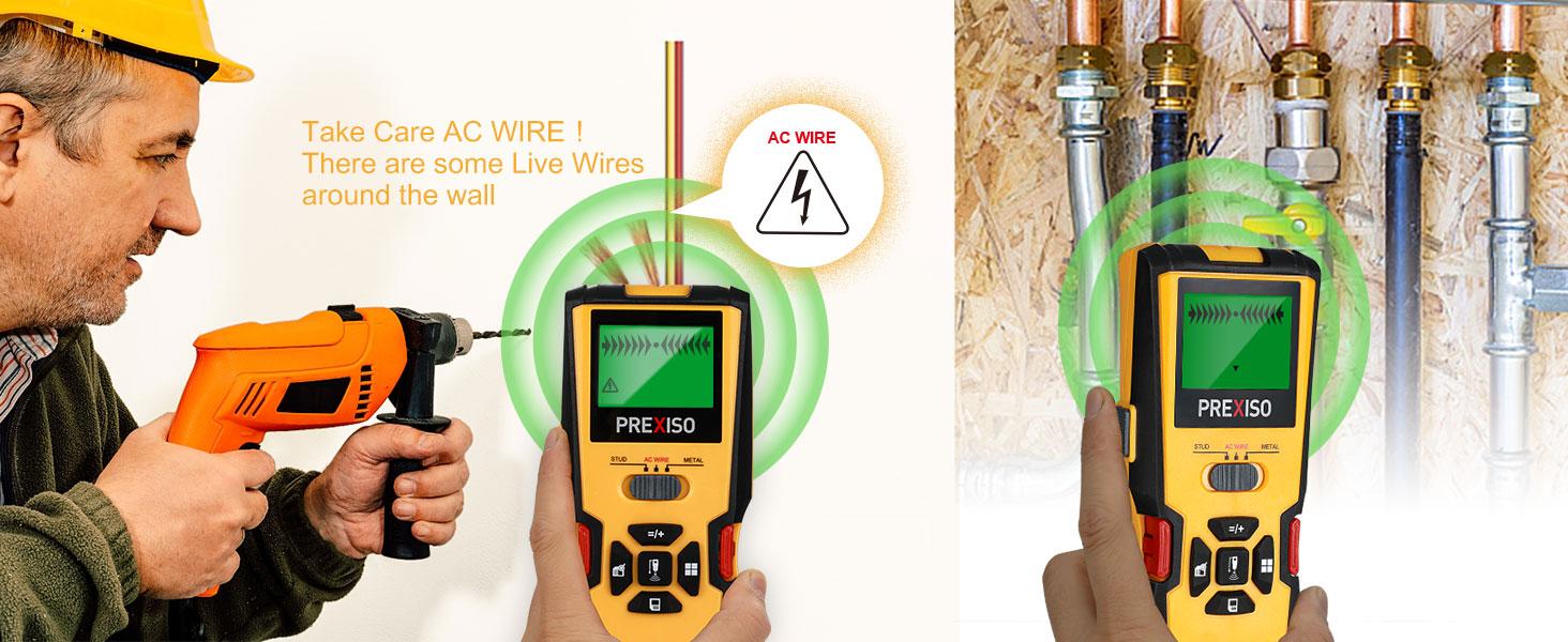 #BlackFriday PREXISO 5-in-1 Stud Finder with Laser Level Marking & Ultrasound Distance Measure - Wall Scanner Beam Finders for Dry Interior Walls, Metal Studs - Area, Volume, Addition | Wood, AC Wire Detector #BlackFriday PREXISO 5-in-1 Stud Finder with Laser Level Marking & Ultrasound Distance Measure - Wall Scanner Beam Finders for Dry Interior Walls, Metal Studs - Area, Volume, Addition | Wood, AC Wire Detector