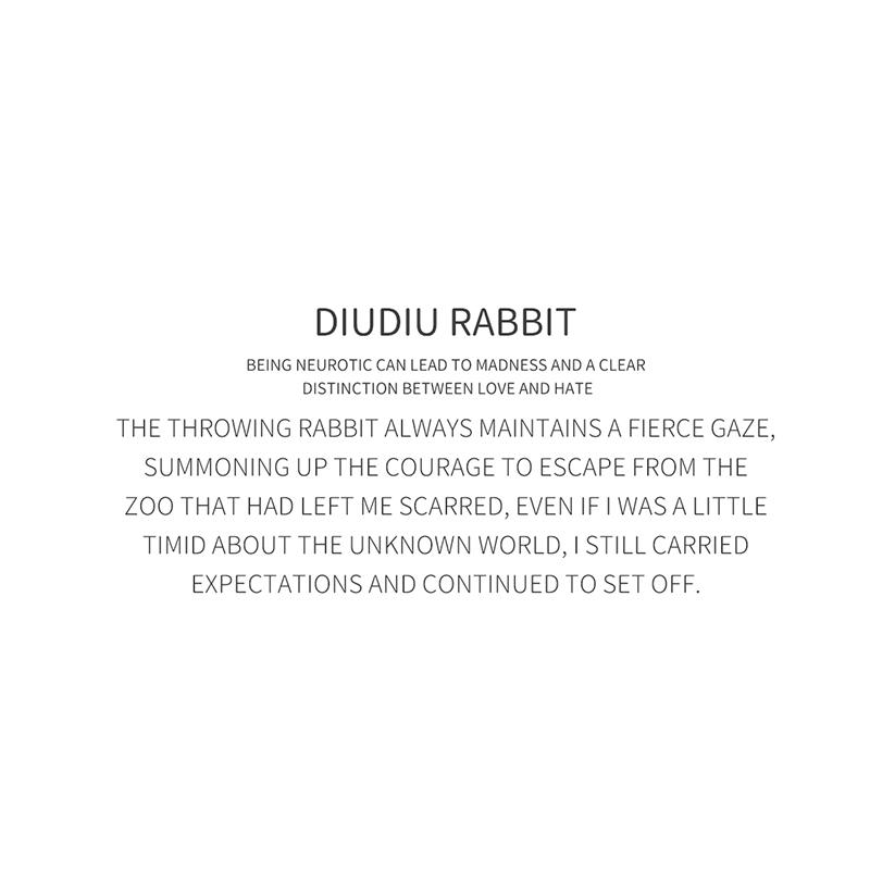 【ZEIO TOYS】Christmas gift-giving Cool drop drop rabbit plush toy doll Cute rabbitdoll comfort doll Holiday gift companion Valentine's Day giftBunny Funny ear Perfect for a Gift (Brown)