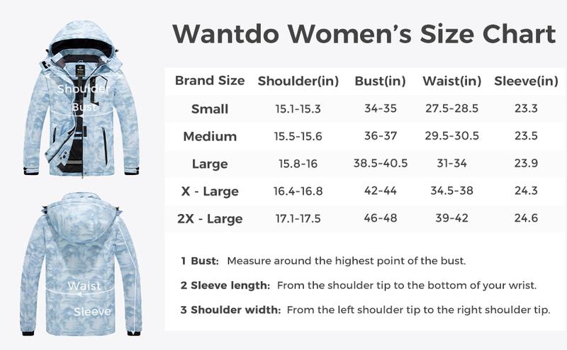 Women's Waterproof Ski Jacket Mountain Windproof Rain Jacket Winter Warm Snow Coat giftideas christmasgift