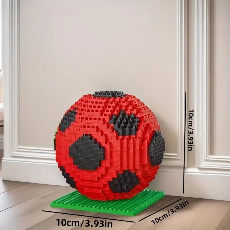 800+ Pcs Creative Football Basketball Building Blocks Set, Soccer Lover Decoration, Desk Display Art Decor, Ideal Gift for Christmas, Halloween, Birthday