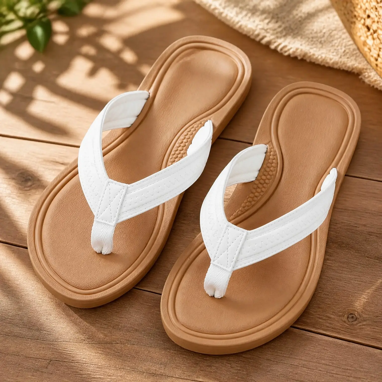 Women's Flip Flops Flat Sandals Casual Summer Thongs Comfort Slip-On Beach WearGift