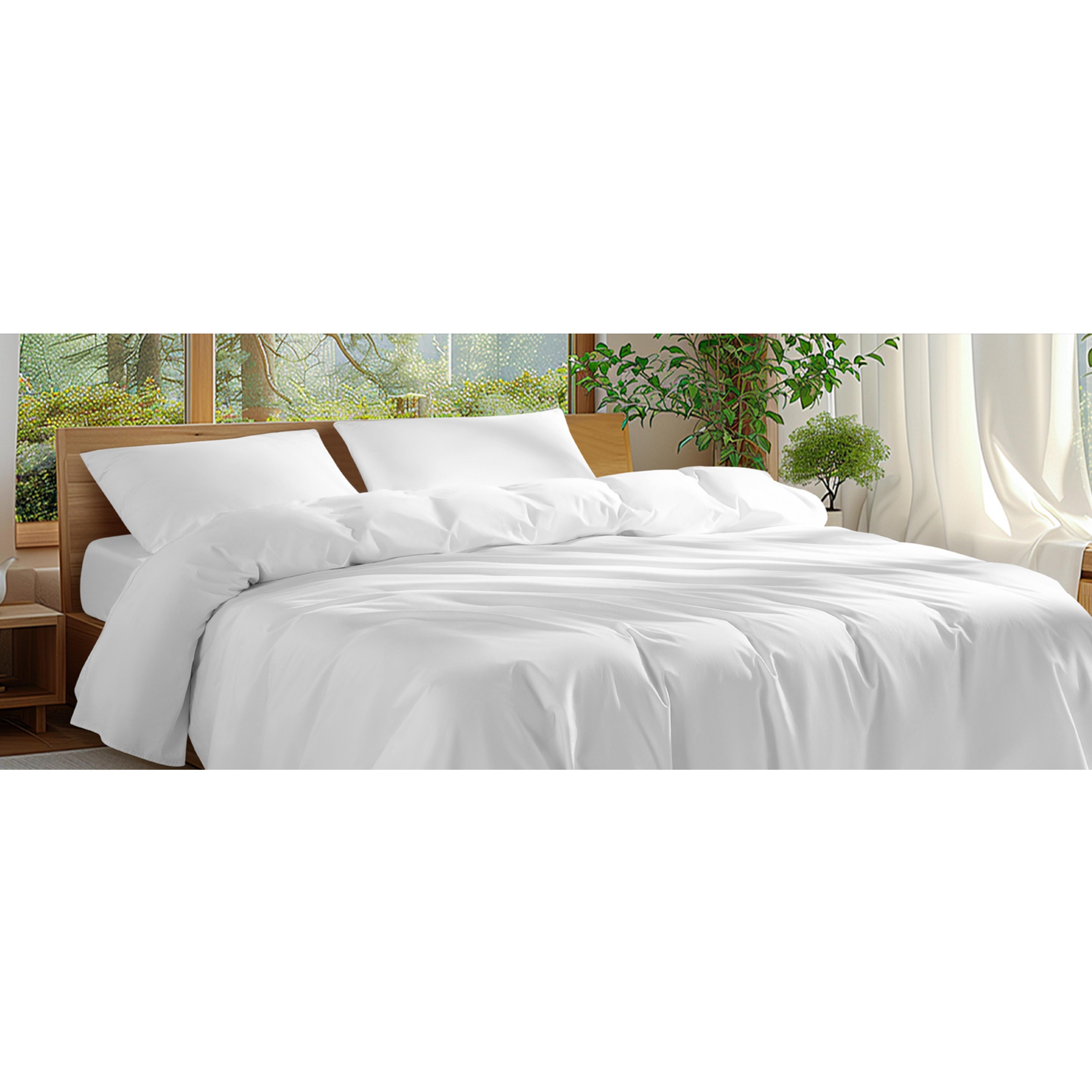 100% Egyptian Cotton Sheets Set - 1000 High Thread Count, Luxury 5-Star Hotel Sateen Bed Sheets, Soft, Breathable Long Staple Sheets, Fit up to 16" - 4 PC (White,Queen) 100% Egyptian Cotton Sheets Set - 1000 High Thread Count, Luxury 5-Star Hotel Sateen Bed Sheets, Soft, Breathable Long Staple Sheets, Fit up to 16" - 4 PC (White,Queen)