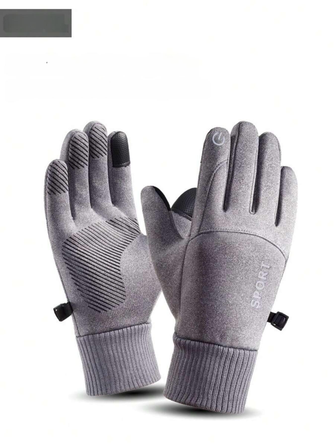 New Waterproof Touchscreen Gloves, Outdoor Sports, Skiing, Motorcycle Riding, Cycling, Fleece Lined, Christmas Gift, All Seasons