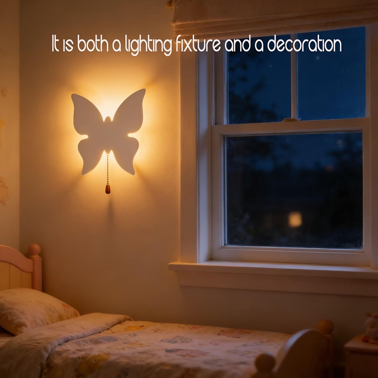 LED Floating Wall Light, Star Moon Butterfly Cloud Options, Battery Powered Hanging Night Lamp, Soft Glow, Easy Installation, Indoor Wall Light, Butterfly Led Lights, Indoor Decoration Lamp, Home Decoration Lamp, Wall Decor Lighting