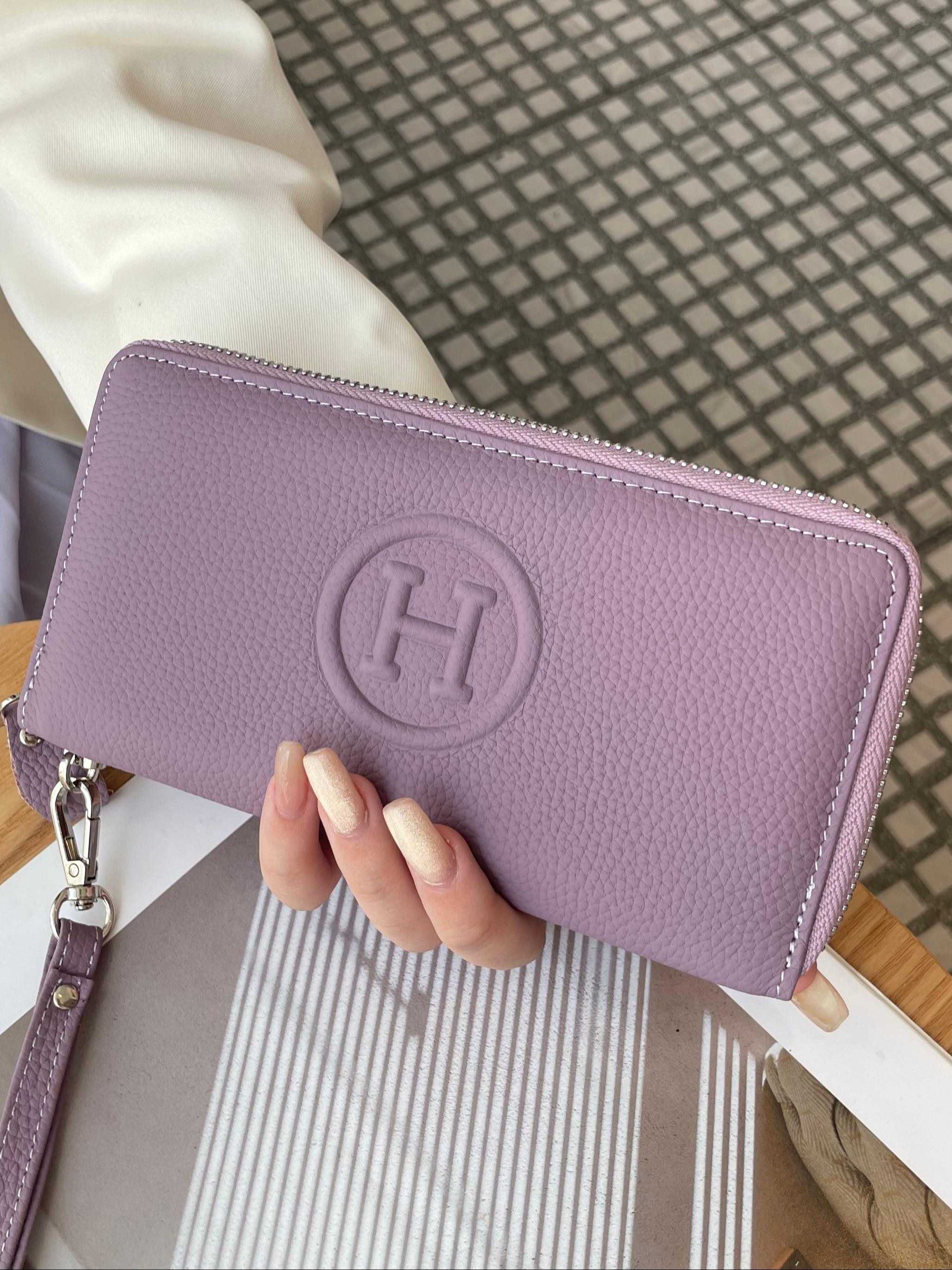 Women's Genuine Leather Wallet New Simple Versatile Fashion Long Purse Ladies Top Layer Cowhide Handbag High-End Durable Fashion Wallet