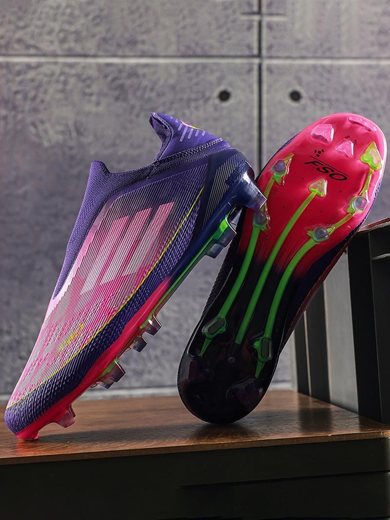 Unisex Soccer Shoes for Youth Students, Soccer Cleats, Long Studs Design, Competition Training Sports Footwear, Durable and Comfortable Football Boots Unisex Soccer Shoes for Youth Students, Soccer Cleats, Long Studs Design, Competition Training Sports Footwear, Durable and Comfortable Football Boots