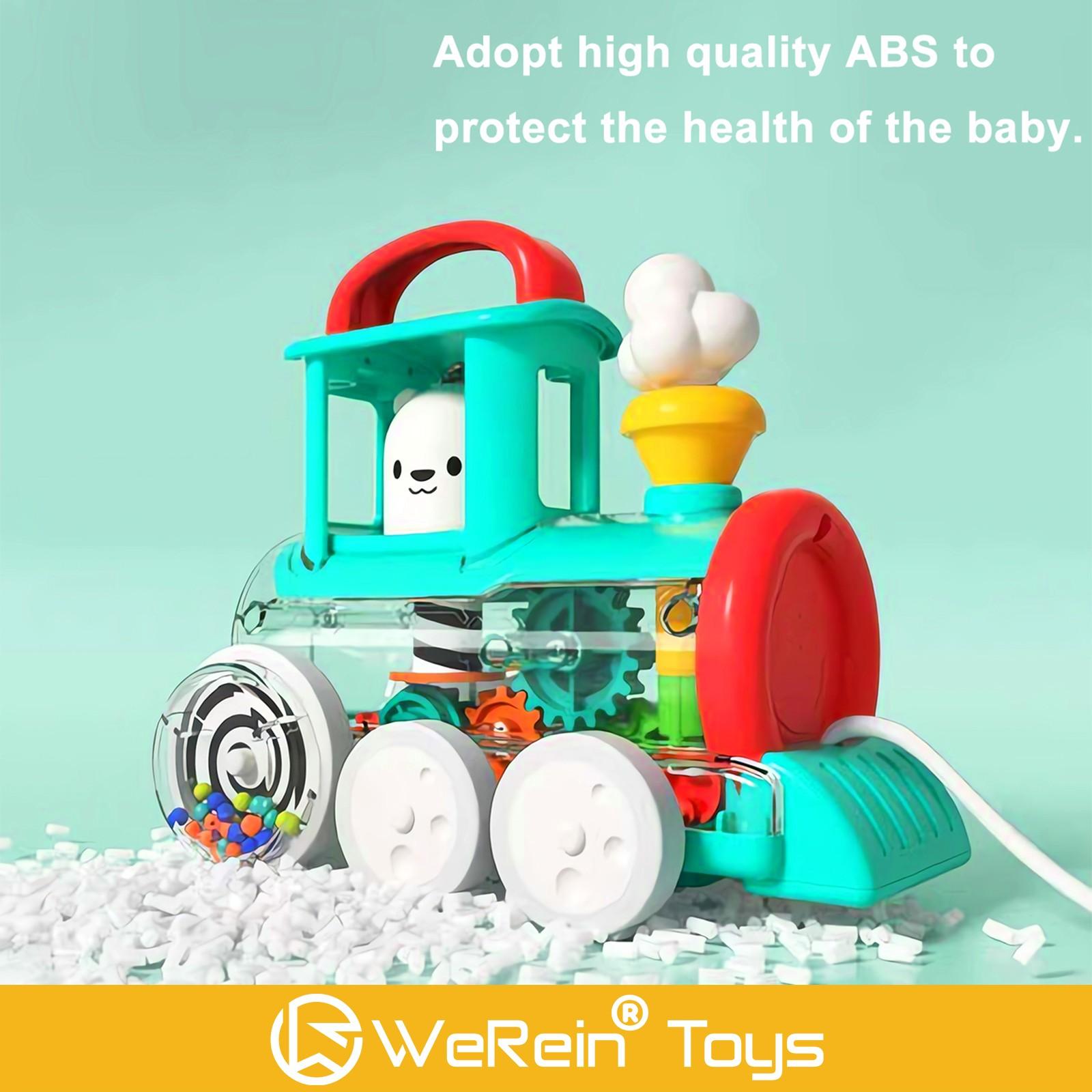 Infant Push Pull Train Toy, Safe & Durable Design, Perfect for Babies & Toddlers, Ideal Gift for Kids, Fun Learning Tool