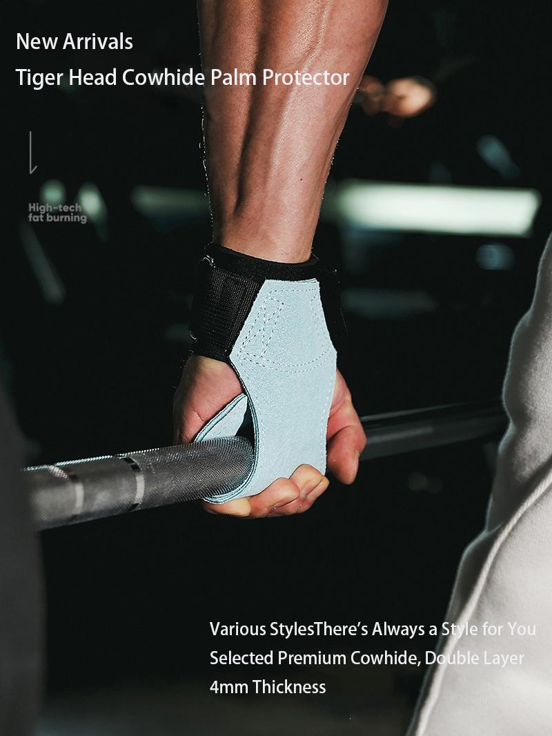 Wrist Straps for Weightlifting, 4mm Thick and Double Layered Leather Weight Lifting Wrist Straps for Deadlift and Powerlifting, Adjustable Neoprene Padded Gym Lifting Straps for Women Men, PROSUPPS Wrist Wraps for Weightlifting (Pair)